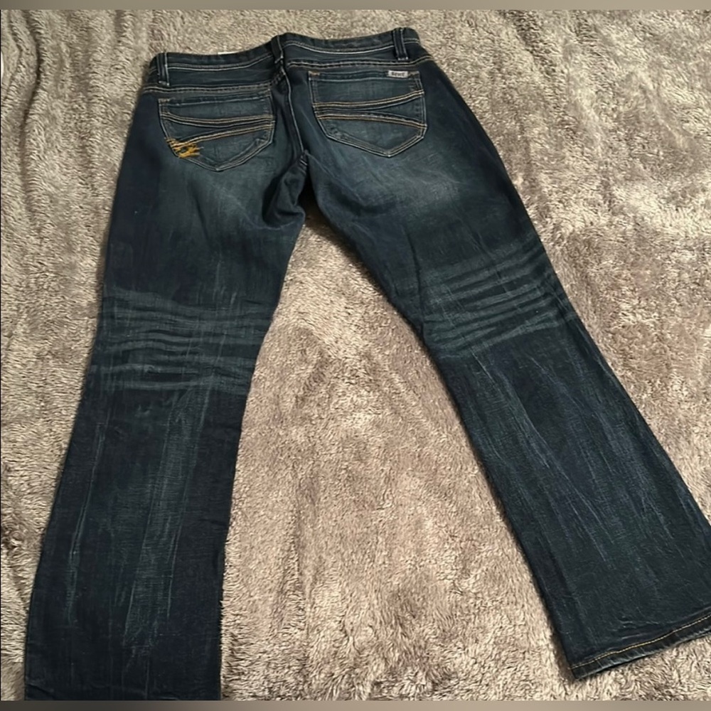 Cruel Girl Julia Mid Rise Slim Fit Bootcut Women's Blue Jeans Size 11R - Picture 8 of 10
